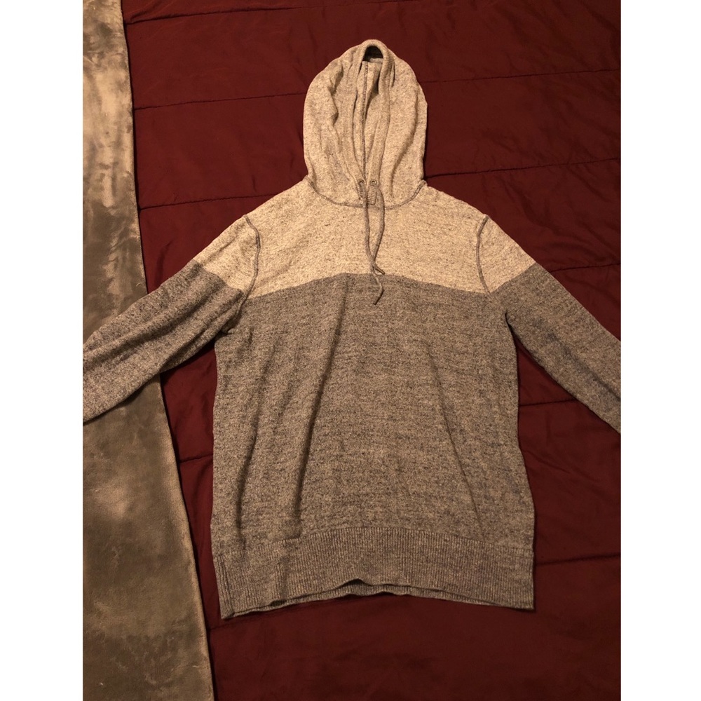 Two-Toned Heather Grey Hoodie